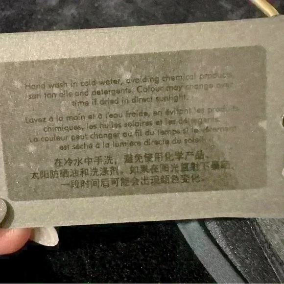 ALL STAINTS Sofia Neluwa Bikini Top in Black Palm Tree Motif NWT Sz. X Small - Picture 12 of 12